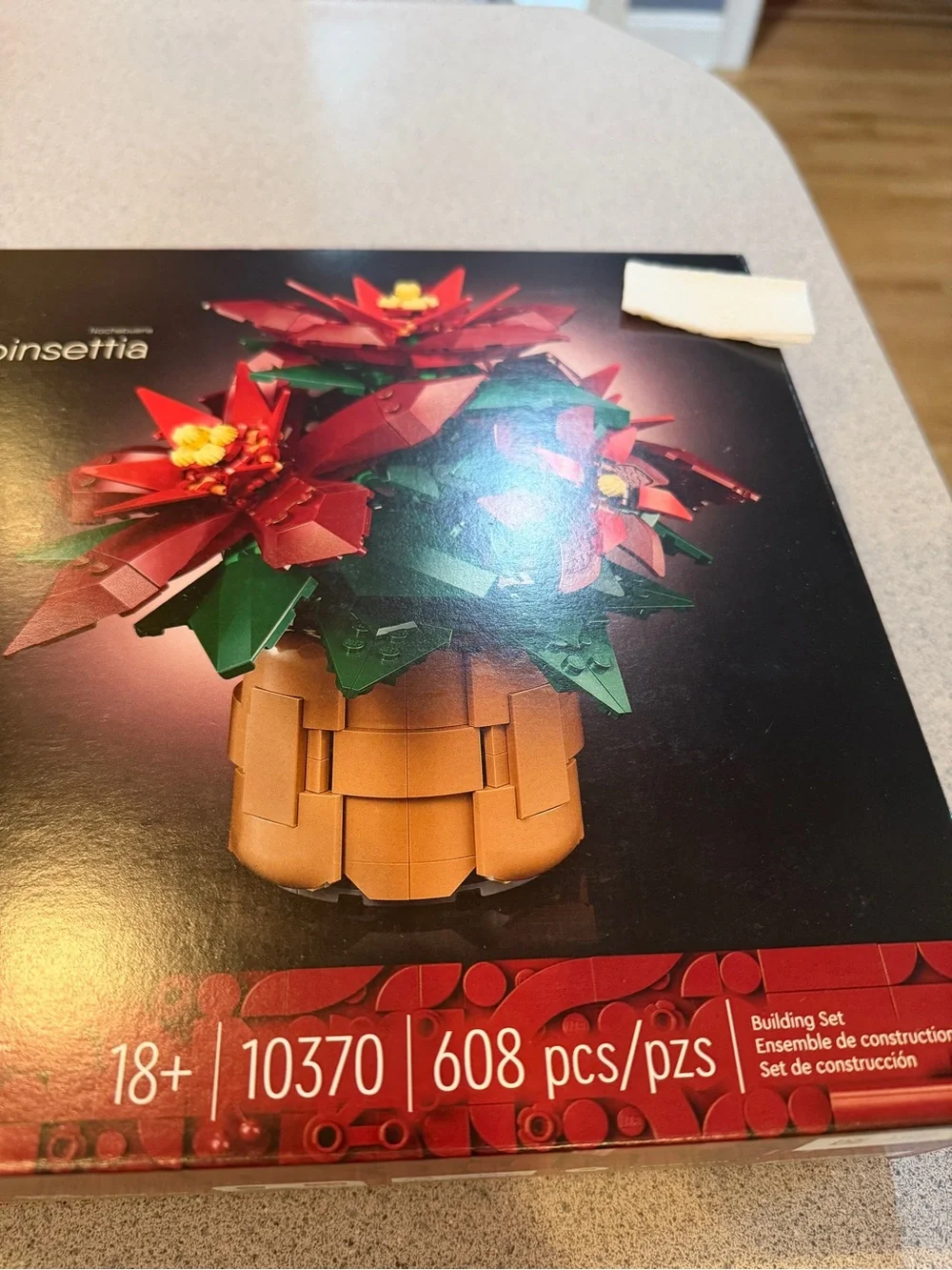 New Lego Botanicals Christmas Holiday Poinsettia 10370 Building Set Toy